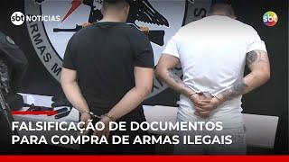 RJ: Presos em operação contra falsificação de documentos para compra de armas ilegais | #SBTNotícias