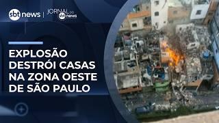 Explosão atinge casas e condomínio em São Paulo