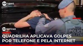 SP: Polícia desmantela central que aplicava golpes por Pix | #SBTNotícias