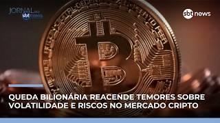 Bitcoin despenca mais de 40% e vive pior crise desde 2022; especialista avalia | #JornaldoSBTNews