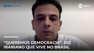 Iraniano no Brasil agradece Trump e Israel por ataque ao Irã | #NewsManhã