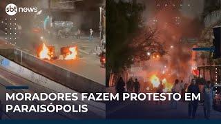 ▶️ SBT News AO VIVO | Manifestação em Paraisópolis interdita avenida e provoca correria