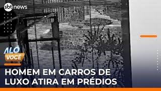 Polícia procura homem que atira em prédios de BH usando carros de luxo | #AloVoce