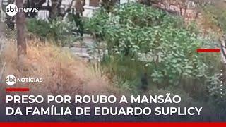Suspeito de roubo à mansão da família de Eduardo Suplicy é preso em SP | #SBTManhã