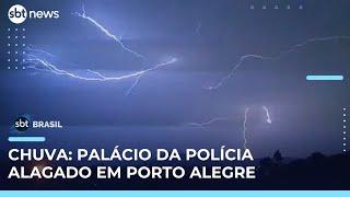 Rio Grande do Sul tem mais de 2.500 raios em 24 horas | #SBTBrasil
