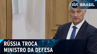 Após assumir quinto mandato, Putin troca ministro da Defesa da Rússia | SBT Brasil (13/05/24)