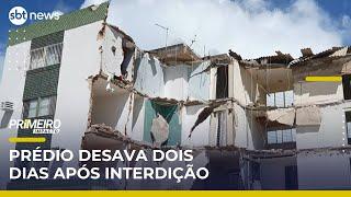 Prédio desaba dois dias após interdição por risco estrutural | Primeiro Impacto (06/05/25)