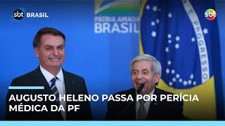 General Augusto Heleno passa por perícia médica da PF para prisão domiciliar 