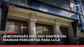 Renan diz que subcomissão do Master vai perguntar a Lula sobre encontro com Vorcaro
