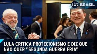 Lula pede avanço de negociações entre Mercosul e Japão | SBT Brasil (26/03/25)