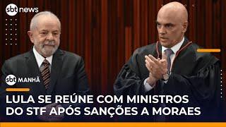 ▶️ SBT Manhã | Lula se reúne com ministros do STF após sanções dos EUA a Moraes