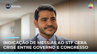 Indicação de Jorge Messias ao STF gera crise entre Governo Lula e Congresso | #SBTBrasil
