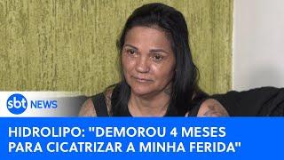 Hidrolipo: "Demorou 4 meses para cicatrizar a minha ferida e fiquei com uma necrose", diz vítima