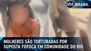 Traficantes raspam cabelo de mulheres no Rio após descobrirem suposta fofoca | SBT Brasil (08/01/25)