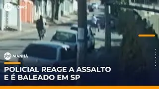 Falsos entregadores atiram em policial civil durante tentativa de assalto | #SBTManhã (03/06/25)