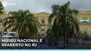Museu Nacional reabre no Rio de Janeiro sete anos após incêndio | #SBTBrasil 