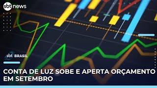 Conta de luz sobe 10% em setembro e pressiona orçamento das famílias | #SBTBrasil