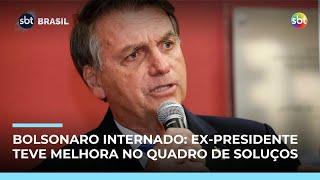 Bolsonaro passa virada internado e pode receber alta após melhora de quadro de soluços | #SBTBrasil