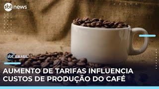 Tarifaço pode afetar mercado americano de café e safra do grão brasileiro | #SBTBrasil 