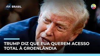 Trump diz que EUA não pagarão por acesso à Groenlândia