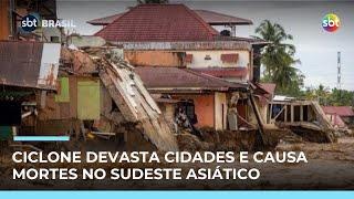 Ciclone Ditwah causa enchentes e mais de 600 mortes no Sudeste Asiático