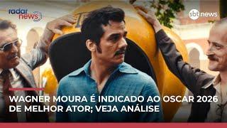 Wagner Moura é indicado ao Oscar 2026 de melhor ator por "O Agente Secreto"