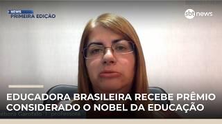 Professora de São Paulo é reconhecida como a mais influente do mundo | #NewsPrimeiraEdição