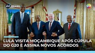 Lula visita Moçambique após cúpula do G20 e assina 9 acordos de cooperação