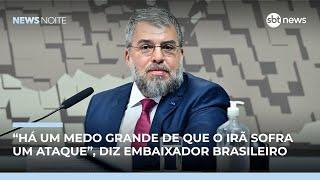 EXCLUSIVO: Brasil já tem plano para proteger brasileiros no Irã, diz embaixador | #NewsNoite