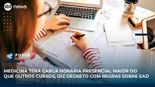 Medicina terá carga horária presencial maior do que outros cursos, diz decreto com regras sobre EAD