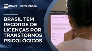 Saúde mental: Brasil registra recorde de afastamentos por burnout | #NewsSábado