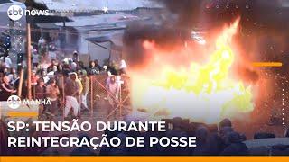 Reintegração de posse mobiliza Choque e PM na zona norte de SP | #SBTManhã