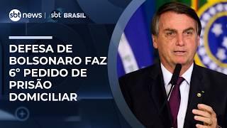 Defesa de Bolsonaro encaminha sexto pedido de prisão domiciliar ao STF
