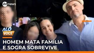 Homem mata esposa, enteados e tenta matar sogra em Joinville (SC) | #AloVoce