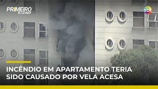 Incêndio atinge apartamento em Moema durante falta de energia em SP | #PrimeiroImpacto