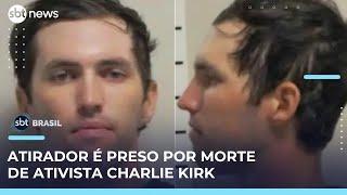 Suspeito de matar ativista conservador Charlie Kirk é preso nos EUA | #SBTBrasil 