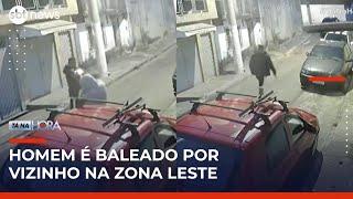 Homem é baleado na cabeça durante discussão na zona leste de SP; suspeito fugiu | #TanaHora