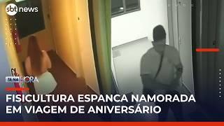 Fisiculturista é preso após quebrar a mão espancando namorada em SP | #TanaHora