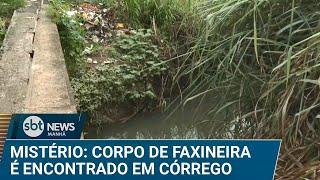 Faxineira é encontrada morta em córrego, com golpe na cabeça | #SBTNews Manhã (25/03/25)