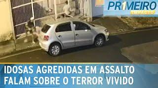 Criminosos agem com violência e agridem idosas durante assalto | Primeiro Impacto (05/02/25)