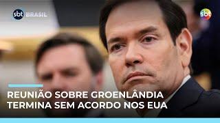 EUA defendem presença maior na Groenlândia e encontro acaba sem acordo