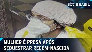 Bebê levada por falsa pediatra é encontrada em Goiás; suspeita é presa | SBT Brasil (24/07/24)
