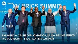 Em meio a crise diplomática, Lula reúne Brics para discutir multilateralidade