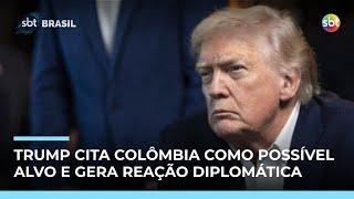 Trump diz que ação na Colômbia é uma “boa ideia” e critica governo Petro 