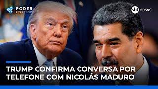 Trump confirma conversa por telefone com Nicolás Maduro