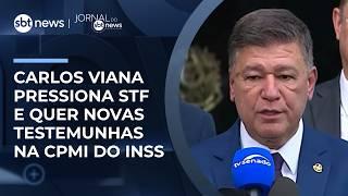 Viana vai priorizar testemunhas na CPMI: “Não adianta insistir em investigados” | #JornaldoSBTNews