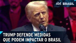 Com volta de Trump, relação entre os EUA e o Brasil ainda é incerta | SBT Brasil (20/01/25)