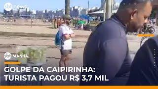 Turista paga R$ 3,7 mil por caipirinha e ambulante é preso em flagrante | #SBTManhã