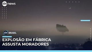 Explosão em fábrica deixa 9 mortos é 7 feridos na região metropolitana de Curitiba | #SBTBrasil 