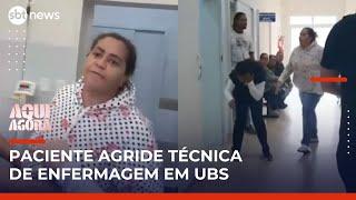 Técnica de enfermagem é agredida com tapa no rosto por paciente em Franca (SP) | #AquiAgora
